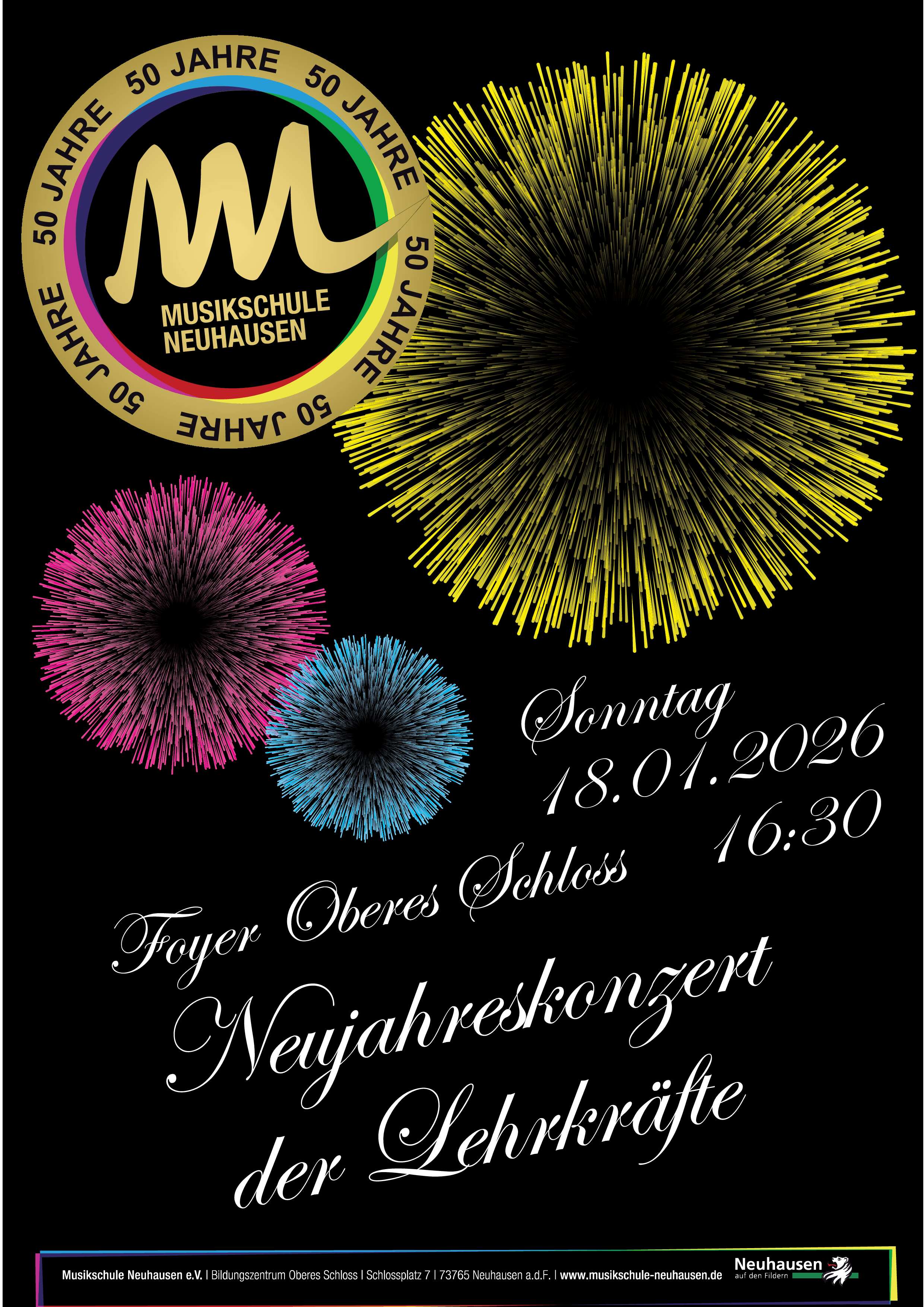 Plakat Neujahrskonzert